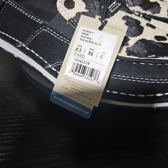 Ariat Women's Black and White Loafers - Picture 9 of 11